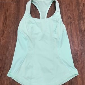 Lululemon Old Style Mint Green Tank Size 6